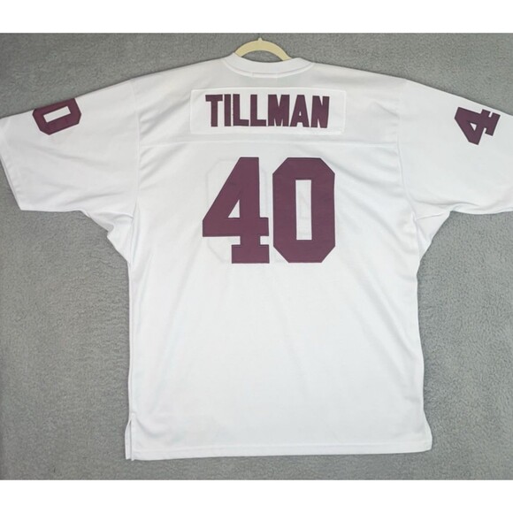 Mitchell & Ness Pat Tillman #40 Cardinals Mens 54 2XL White Memorial 1976-2004 - Picture 1 of 8